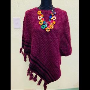 ❤️💜Sweater Poncho❤️💜